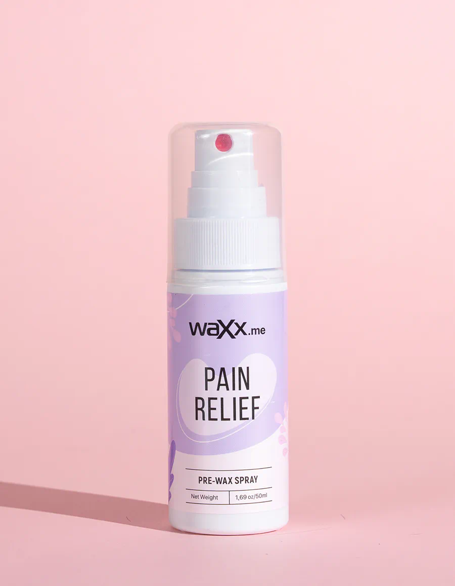 Pain relief pre-wax spray