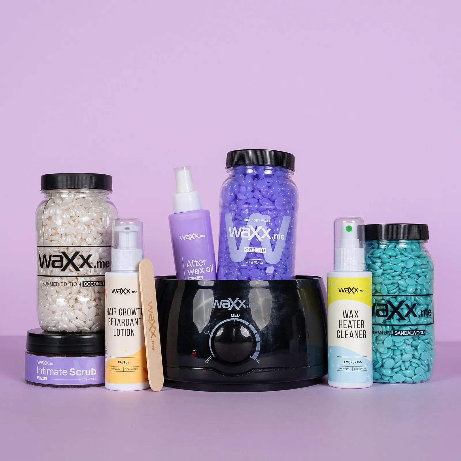 WaXx Box Orchid Skin Ritual  + Подарък Лосион за забавяне растежа на космите Кактус  