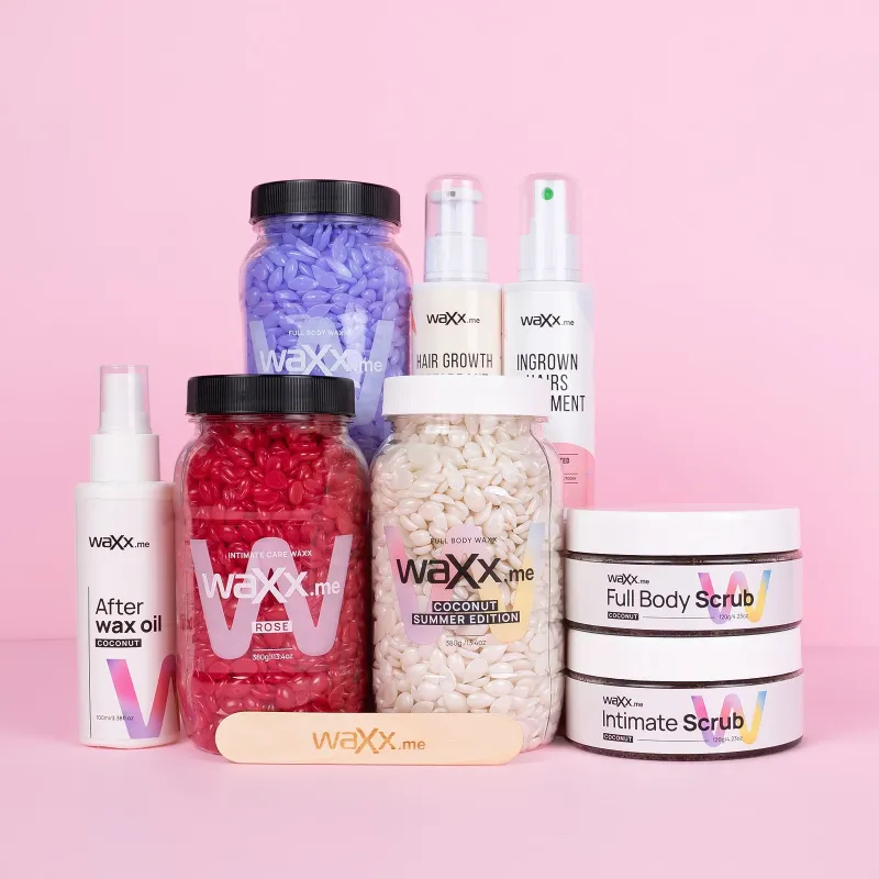 WaXx Box Coconut Touch  +&nbsp;Подарък Скраб за чувствителни зони 